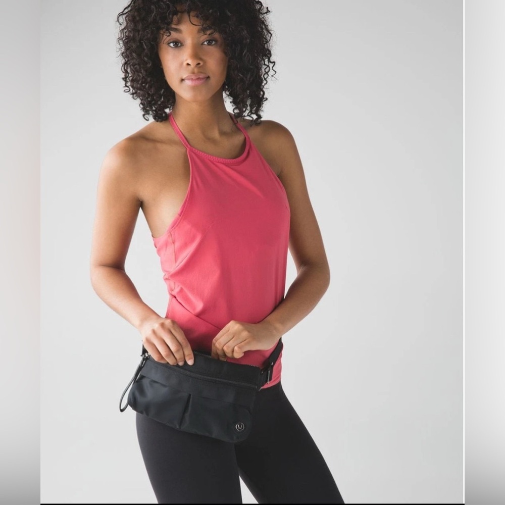 AC11 Lululemon Black Free Spirit Bag Belt Bag/Crossbody - Picture 3 of 15